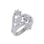 Load image into Gallery viewer, Diamond ring in yellow gold with white diamonds of 0.90 ct in weight