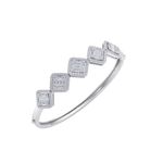 Load image into Gallery viewer, Diamond bangle in rose gold with white diamonds of 2.78 ct in weight