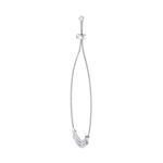 Load image into Gallery viewer, Diamond bar bolo necklace in rose gold with white diamonds of 0.93 ct in weight