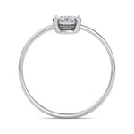 Load image into Gallery viewer, Petite ring in white gold with white diamonds of 0.16 ct in weight