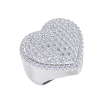 Load image into Gallery viewer, Heart diamond ring in rose gold with white diamonds of 1.50 ct in weight