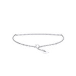 Load image into Gallery viewer, Small bar diamond bracelet in white gold with white diamonds of 0.11 ct in weight