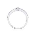 Load image into Gallery viewer, Diamond ring in white gold with white diamonds of 0.44 ct in weight