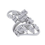 Load image into Gallery viewer, Statement diamond ring in white gold with white diamonds of 1.68 ct in weight