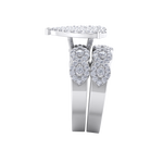 Load image into Gallery viewer, Heart shaped Diamond ring in white gold with white diamonds of 1.46 ct in weight