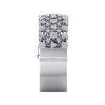 Load image into Gallery viewer, Diamond bangle in rose gold with white diamonds of 6.21 ct in weight