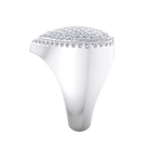 Load image into Gallery viewer, Heart diamond ring in yellow gold with white diamonds of 1.50 ct in weight