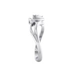 Load image into Gallery viewer, Elegant ring in yellow gold with white diamonds of 0.09 ct in weight