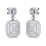 Load image into Gallery viewer, Beautiful Earrings in rose gold with white diamonds of 0.83 in weight