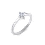 Load image into Gallery viewer, Diamond ring in white gold with white diamonds of 0.25 ct in weight