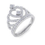 Load image into Gallery viewer, Beautiful Ring in rose gold with white diamonds of 0.96 ct in weight