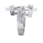 Load image into Gallery viewer, Beautiful ring in white gold with white diamonds of 1.28 ct in weight