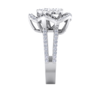 Load image into Gallery viewer, Elegant Diamond ring in rose gold with white diamonds of 0.89 ct in weight
