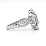 Load image into Gallery viewer, Fashion ring in white gold with white diamonds of 0.67 ct in weight