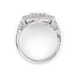 Load image into Gallery viewer, Fashion ring in yellow gold with white diamonds of 0.67 ct in weight