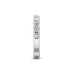 Load image into Gallery viewer, Pavé diamond ring in white gold with medium sized white diamonds of 1.01 ct in weight