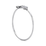 Load image into Gallery viewer, Cuff bracelet in white gold with white diamonds of 0.49 ct in weight