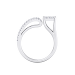 Load image into Gallery viewer, Diamond ring in white gold with white diamonds of 0.42 ct in weight