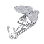 Load image into Gallery viewer, Enchanted butterfly ring in white gold with white diamonds of 2.79 ct in weight