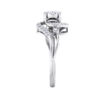 Load image into Gallery viewer, Engagement ring in rose gold with white diamonds of 0.26 ct in weight