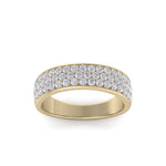 Load image into Gallery viewer, Classic Wedding band in rose gold with white diamonds of 0.83 ct in weight