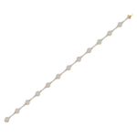 Load image into Gallery viewer, Bracelet in yellow gold with white diamonds of 2.31 ct in weight