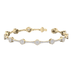 Load image into Gallery viewer, Bracelet in white gold with white diamonds of 2.31 ct in weight