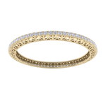 Load image into Gallery viewer, Diamond bangle in rose gold with white diamonds of 11.04 ct in weight
