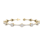 Load image into Gallery viewer, Bracelet in white gold with white diamonds of 2.31 ct in weight