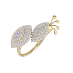 Load image into Gallery viewer, Diamond ring in yellow gold with white diamonds of 1.73 ct in weight