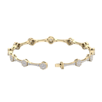 Load image into Gallery viewer, Bracelet in rose gold with white diamonds of 2.31 ct in weight