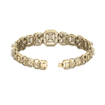 Load image into Gallery viewer, Statement bracelet in white gold with white diamonds of 3.09 ct in weight