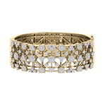 Load image into Gallery viewer, Diamond bangle in rose gold with white diamonds of 6.21 ct in weight