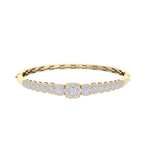 Load image into Gallery viewer, Diamond bangle in white gold with white diamonds of 2.44 ct in weight