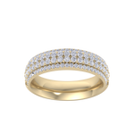 Load image into Gallery viewer, Diamond ring in yellow gold with white diamonds of 0.85 ct in weight