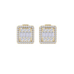Load image into Gallery viewer, Beautiful Earrings in rose gold with white diamonds of 0.65 ct in weight