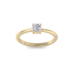 Load image into Gallery viewer, Cute Diamond ring in yellow gold with white diamonds of 0.25 ct in weight
