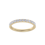 Load image into Gallery viewer, Classic Wedding band in rose gold with white diamonds of 0.49 ct in weight