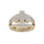 Load image into Gallery viewer, Beautiful ring in white gold with white diamonds of 0.91 ct in weight