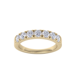 Load image into Gallery viewer, Classic Wedding band in yellow gold with white diamonds of 1.16 ct in weight