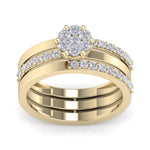 Load image into Gallery viewer, Beautiful ring in rose gold with white diamonds of 0.64 ct in weight