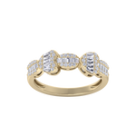 Load image into Gallery viewer, Beautiful Ring in yellow gold with white diamonds of 0.49 ct in weight