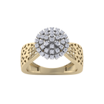 Load image into Gallery viewer, Diamond ring in rose gold with white diamonds of 0.33 ct in weight