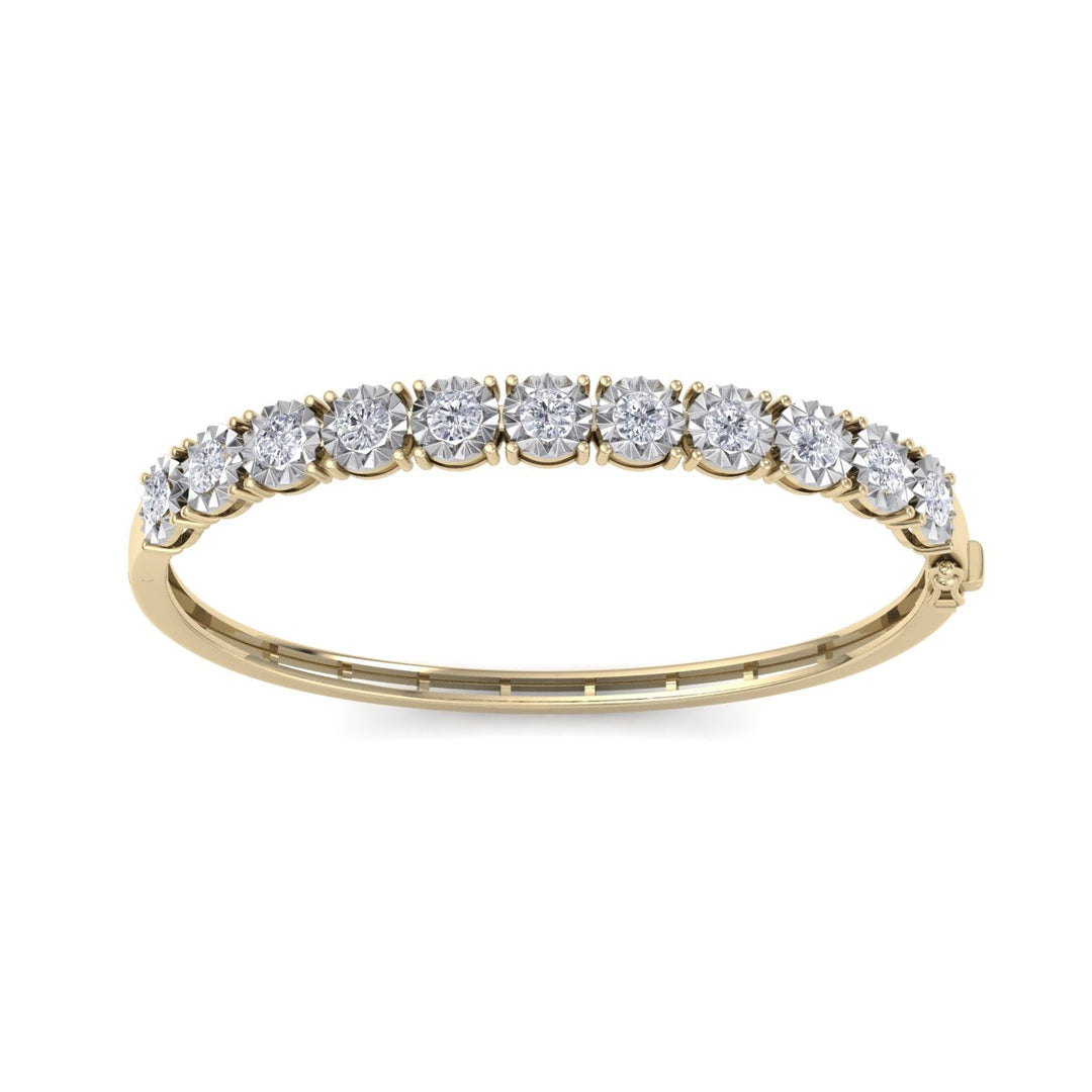 Diamond bracelet in white gold with white diamonds of 3.30 ct in weight