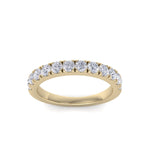 Load image into Gallery viewer, Classic Wedding band in rose gold with white diamonds of 0.96 ct in weight