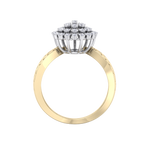 Load image into Gallery viewer, Diamond ring in rose gold with white diamonds of 0.33 ct in weight