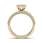 Load image into Gallery viewer, Beautiful ring in rose gold with white diamonds of 0.64 ct in weight