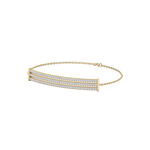 Load image into Gallery viewer, Bar diamond bracelet in rose gold with white diamonds of 0.93 ct in weight