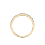 Load image into Gallery viewer, Classic Wedding band in rose gold with white diamonds of 0.49 ct in weight