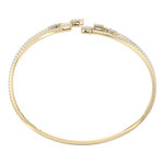 Load image into Gallery viewer, Intricate cuff in white gold with white diamonds of 3.24 ct in weight